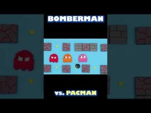 BOMBERMAN vs. PACMAN @Pacman Family #shorts