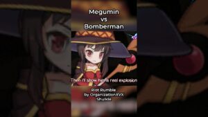 MEGUMIN vs BOMBERMAN – Dojo Shorts