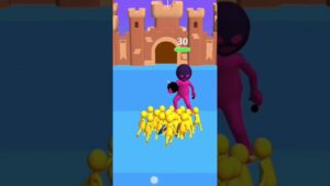 KETIKA PASUKAN KUNING MENAKLUKAN RAJA BOMBERMAN – JOIN & CLASH LEVEL 6 #shorts #join&clash #gameplay