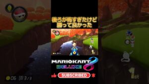後ろが怖すぎたけど勝って良かった #mario #mariokart8deluxe #mariokart #gaming #shorts